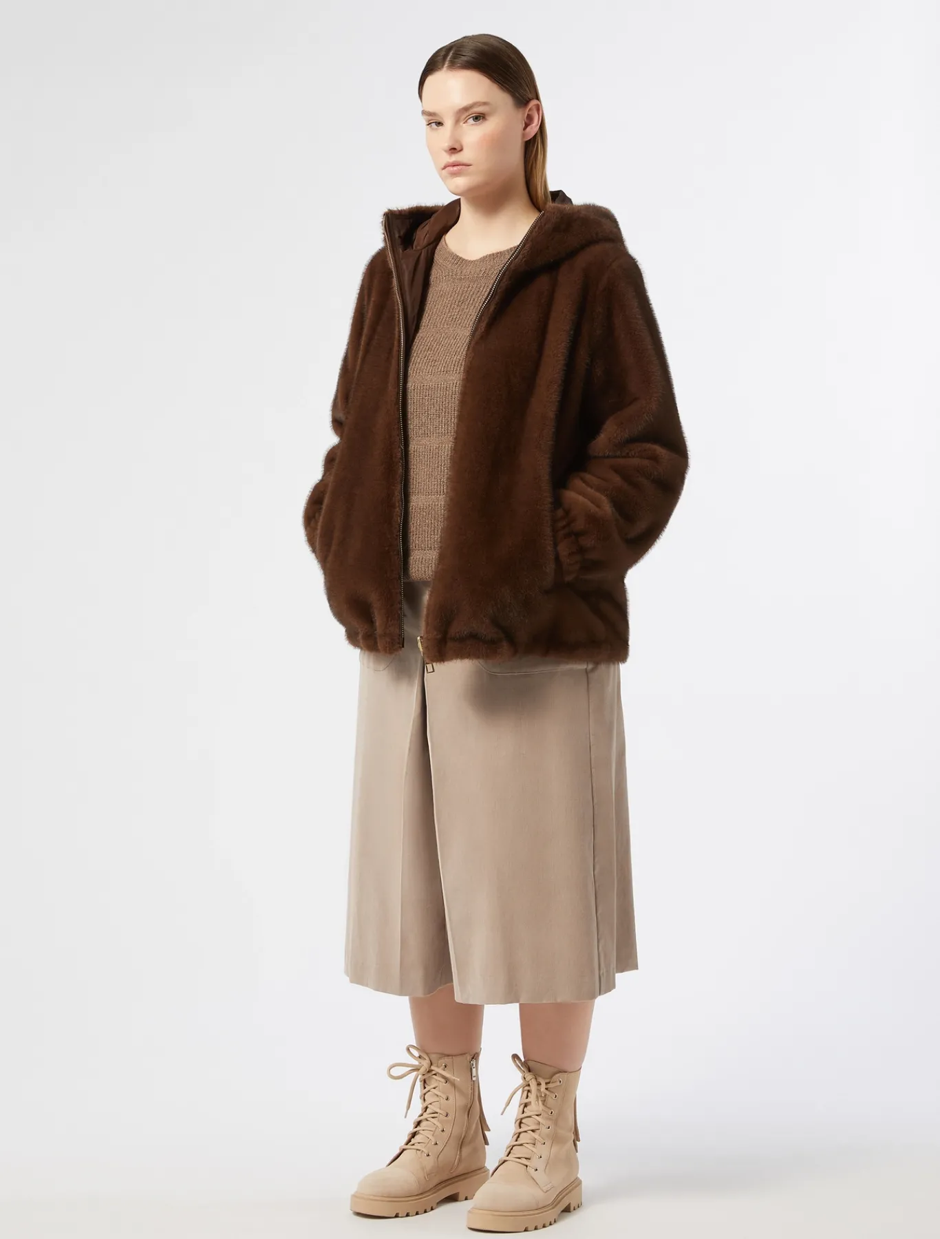 Marina Rinaldi Maglieria | Maglieria*Maglia in misto cachemire TORTORA