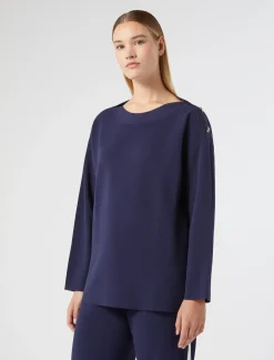 Marina Rinaldi Maglieria | Maglieria*Maglia in misto cotone BLU