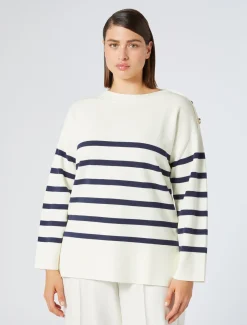 Marina Rinaldi Maglieria | Maglieria*Maglia in misto cotone AVORIO