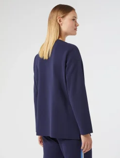 Marina Rinaldi Maglieria | Maglieria*Maglia in misto cotone BLU