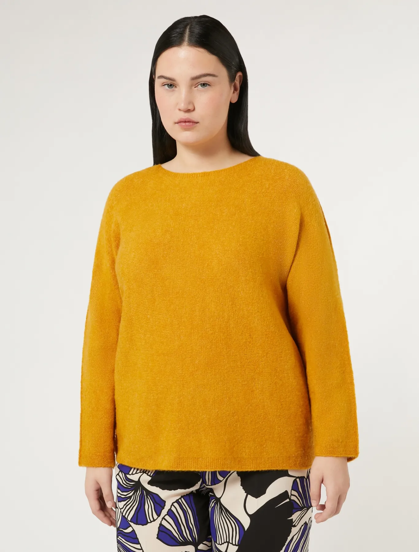 Marina Rinaldi Maglieria | Maglieria*Maglia in misto lana SENAPE