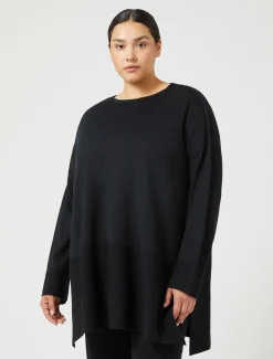 Marina Rinaldi Maglieria | Maglieria*Maglia in misto lana NERO