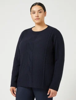 Marina Rinaldi Maglieria | Maglieria*Maglia in misto lana BLUNOTTE
