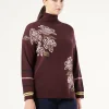 Marina Rinaldi Maglieria | Maglieria*Maglia in misto lana MELANZANA