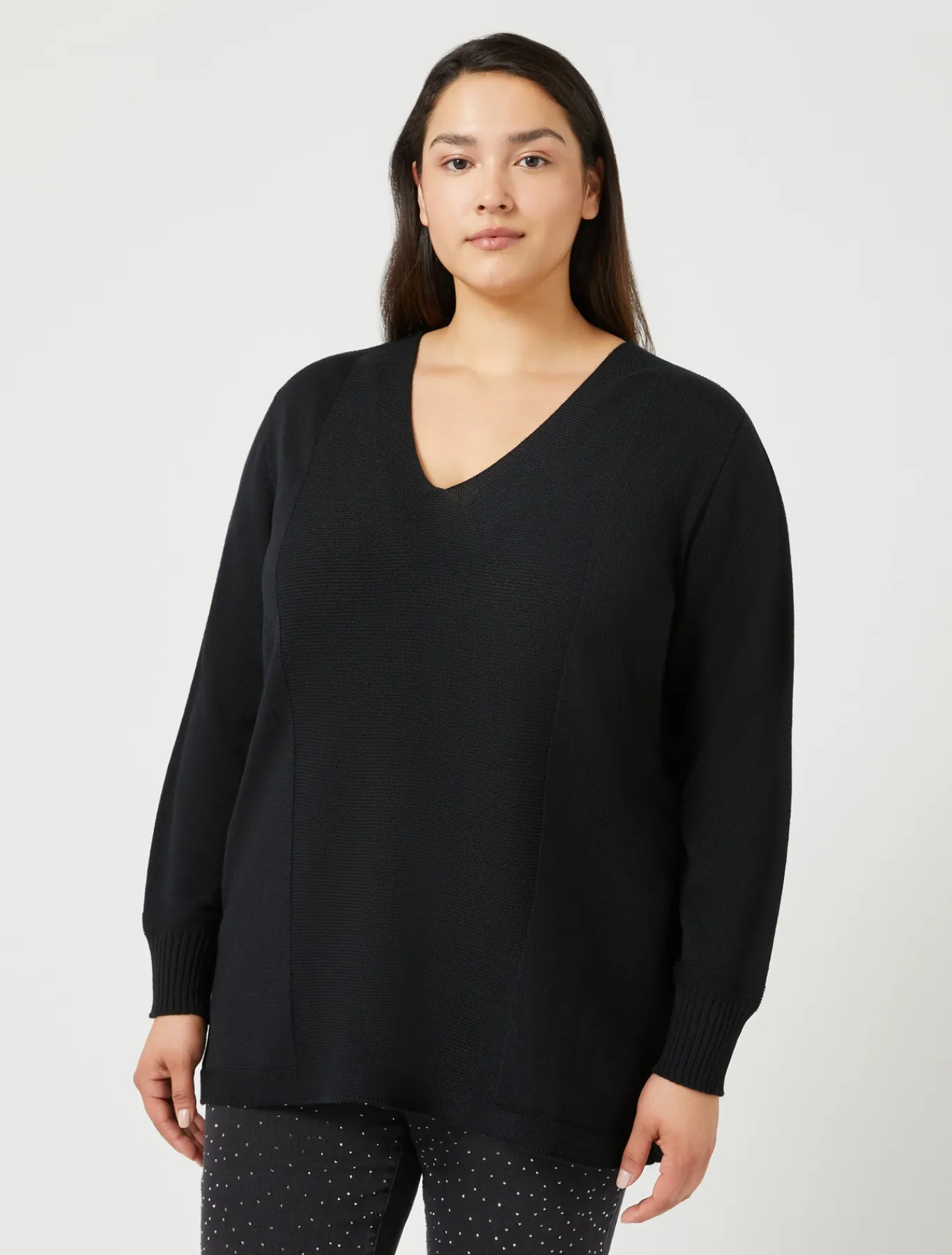 Marina Rinaldi Maglieria | Maglieria*Maglia in misto lana NERO