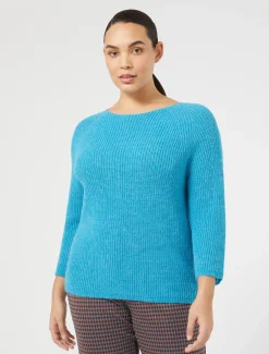 Marina Rinaldi Maglieria | Maglieria*Maglia in misto lana TURCHESE