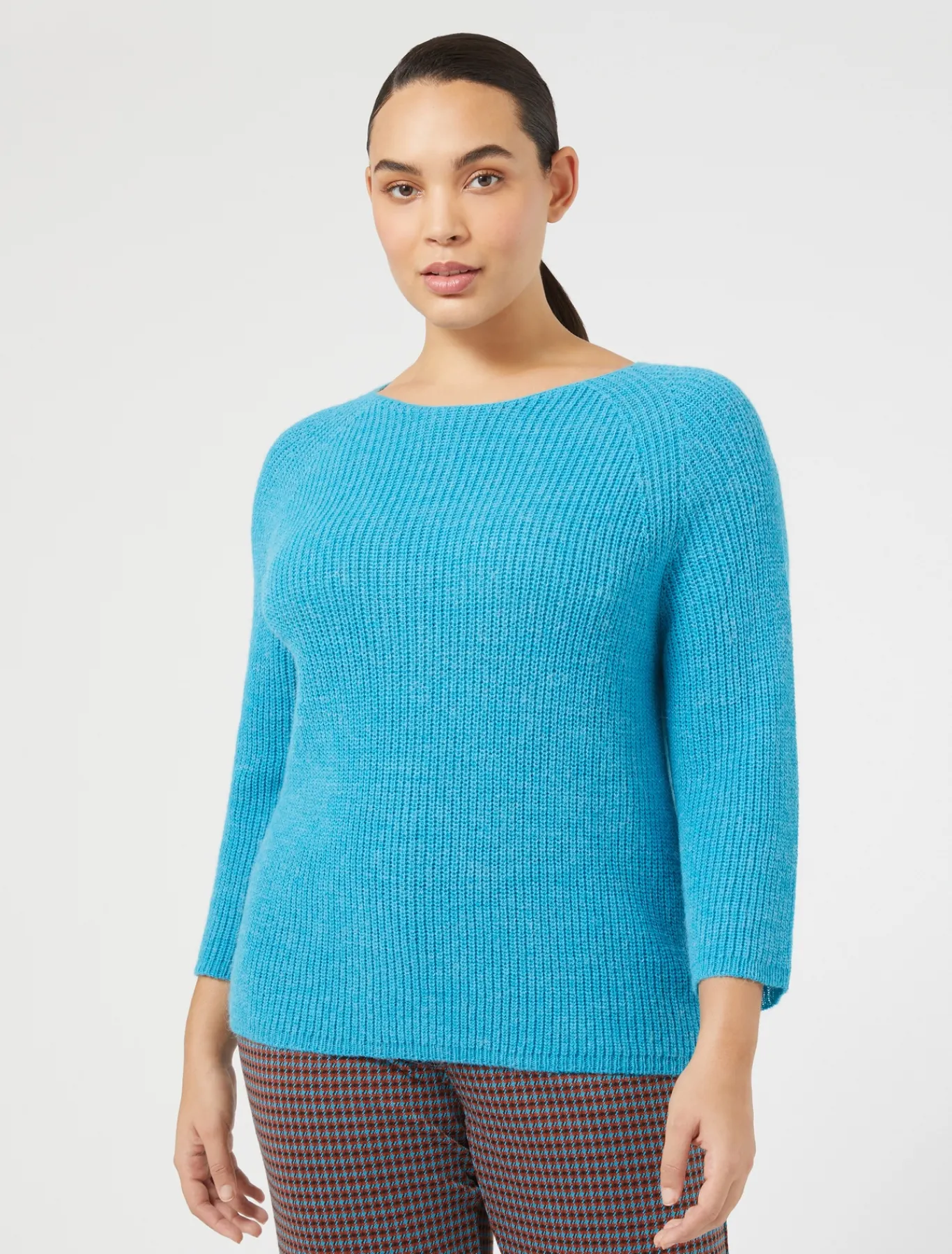 Marina Rinaldi Maglieria | Maglieria*Maglia in misto lana TURCHESE