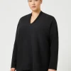 Marina Rinaldi Maglieria | Maglieria*Maglia in misto lana NERO