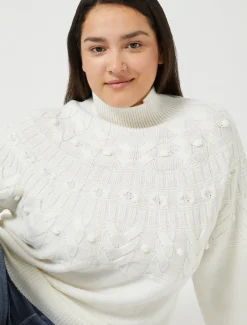 Marina Rinaldi Maglieria | Maglieria*Maglia in misto lana AVORIO