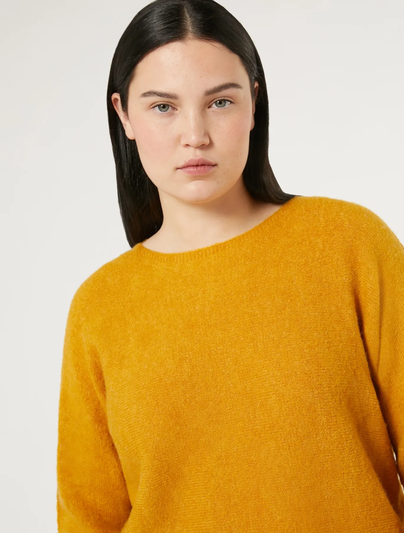 Marina Rinaldi Maglieria | Maglieria*Maglia in misto lana SENAPE