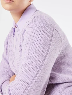 Marina Rinaldi Maglieria | Maglieria*Maglia in misto lana MALVA