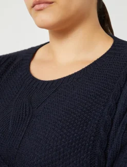 Marina Rinaldi Maglieria | Maglieria*Maglia in misto lana BLUNOTTE