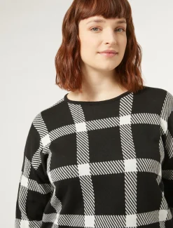 Marina Rinaldi Maglieria | Maglieria*Maglia in misto lana NERO