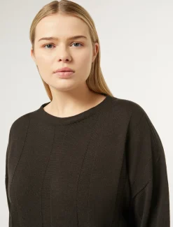 Marina Rinaldi Maglieria | Maglieria*Maglia in misto lana MARRONEBORDEAUX