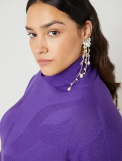 Marina Rinaldi Maglieria | Maglieria*Maglia in misto lana VIOLA