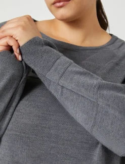 Marina Rinaldi Maglieria | Maglieria*Maglia in misto lana GRIGIOMEDIO