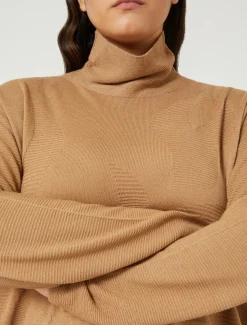 Marina Rinaldi Maglieria | Maglieria*Maglia in misto lana CAMMELLO