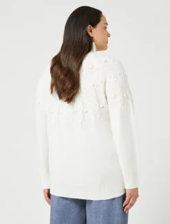 Marina Rinaldi Maglieria | Maglieria*Maglia in misto lana AVORIO