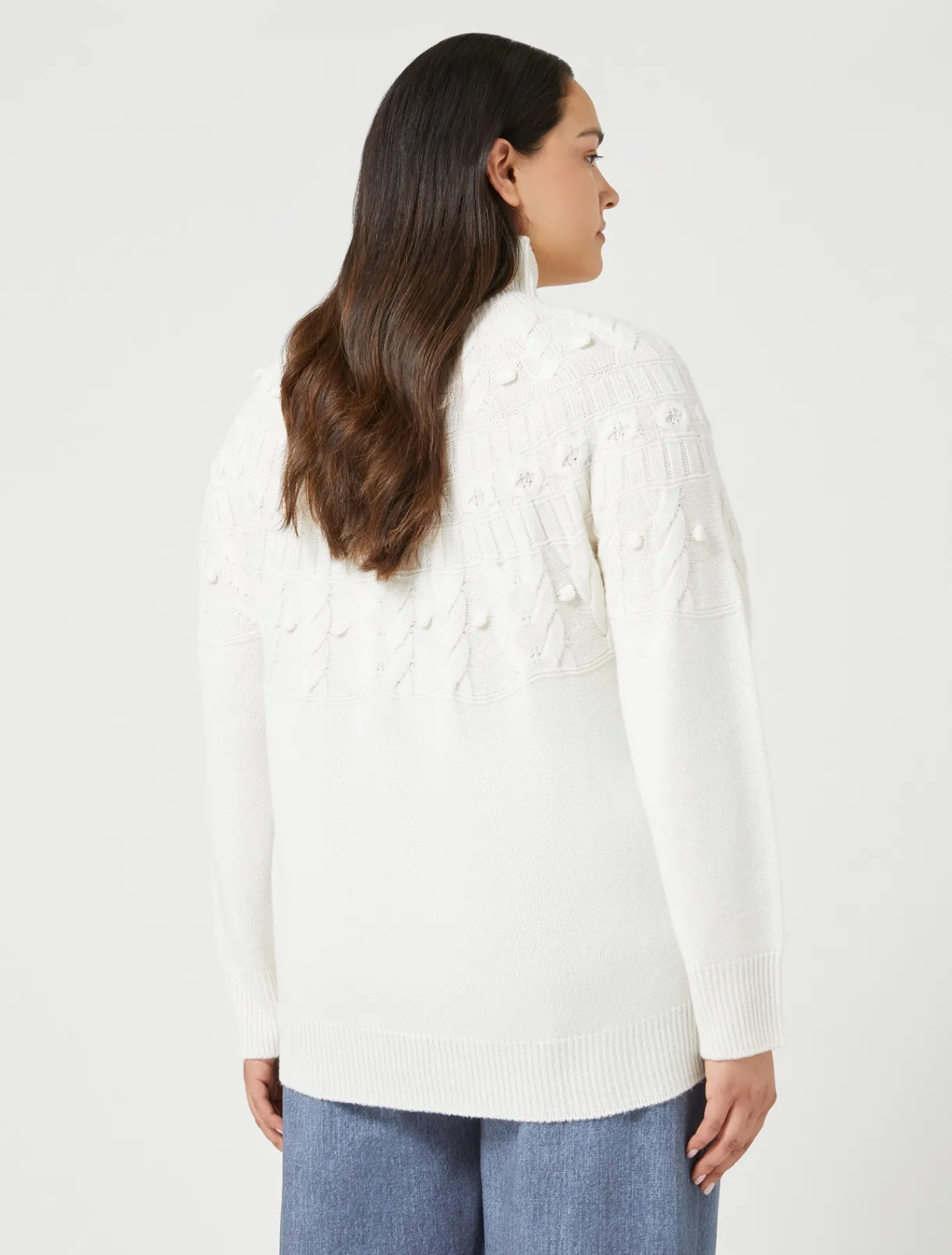 Marina Rinaldi Maglieria | Maglieria*Maglia in misto lana AVORIO