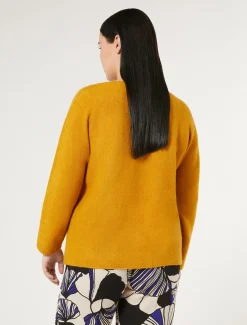 Marina Rinaldi Maglieria | Maglieria*Maglia in misto lana SENAPE