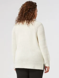 Marina Rinaldi Maglieria | Maglieria*Maglia in misto lana LATTE