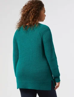 Marina Rinaldi Maglieria | Maglieria*Maglia in misto lana VERDEBOSCO