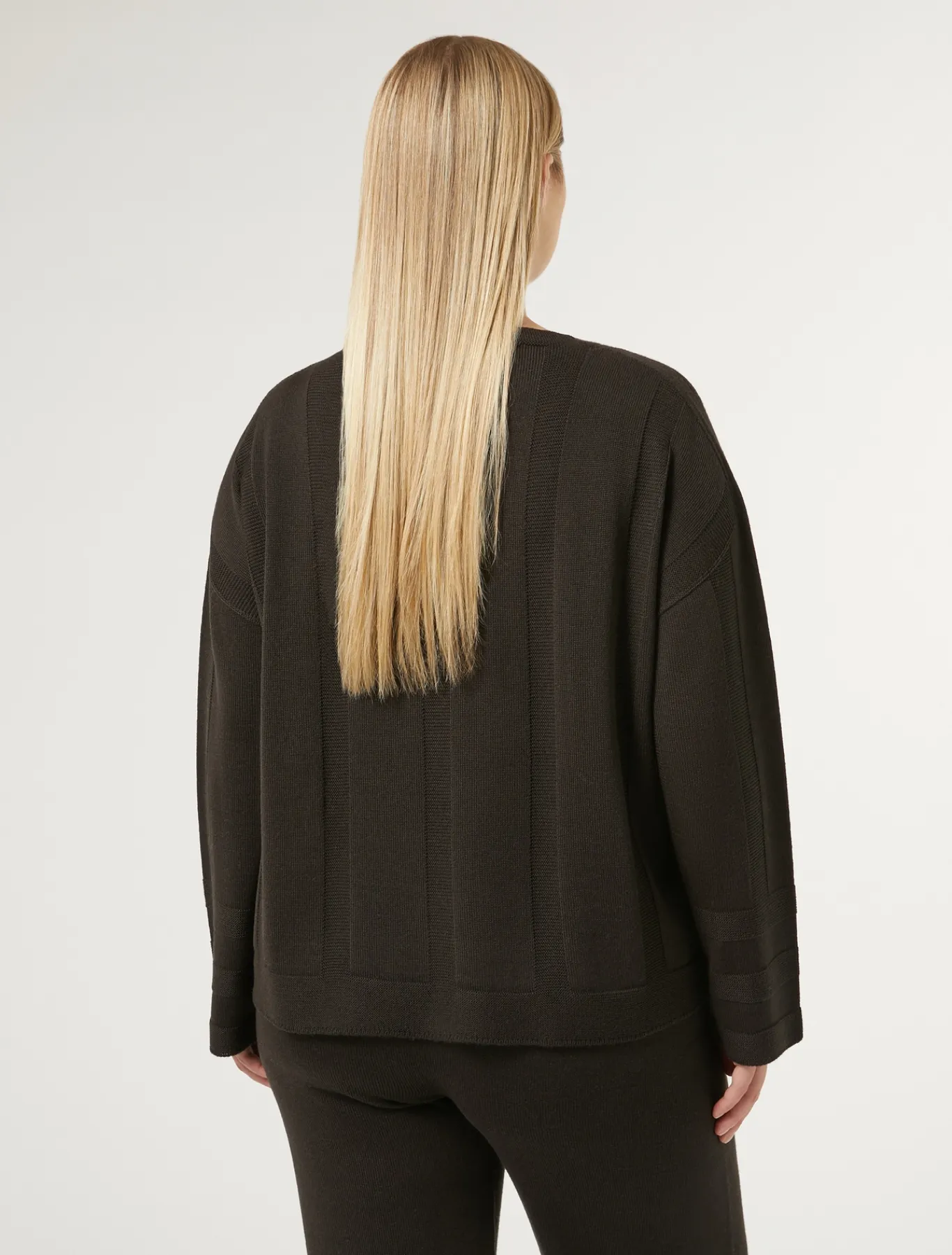 Marina Rinaldi Maglieria | Maglieria*Maglia in misto lana MARRONEBORDEAUX