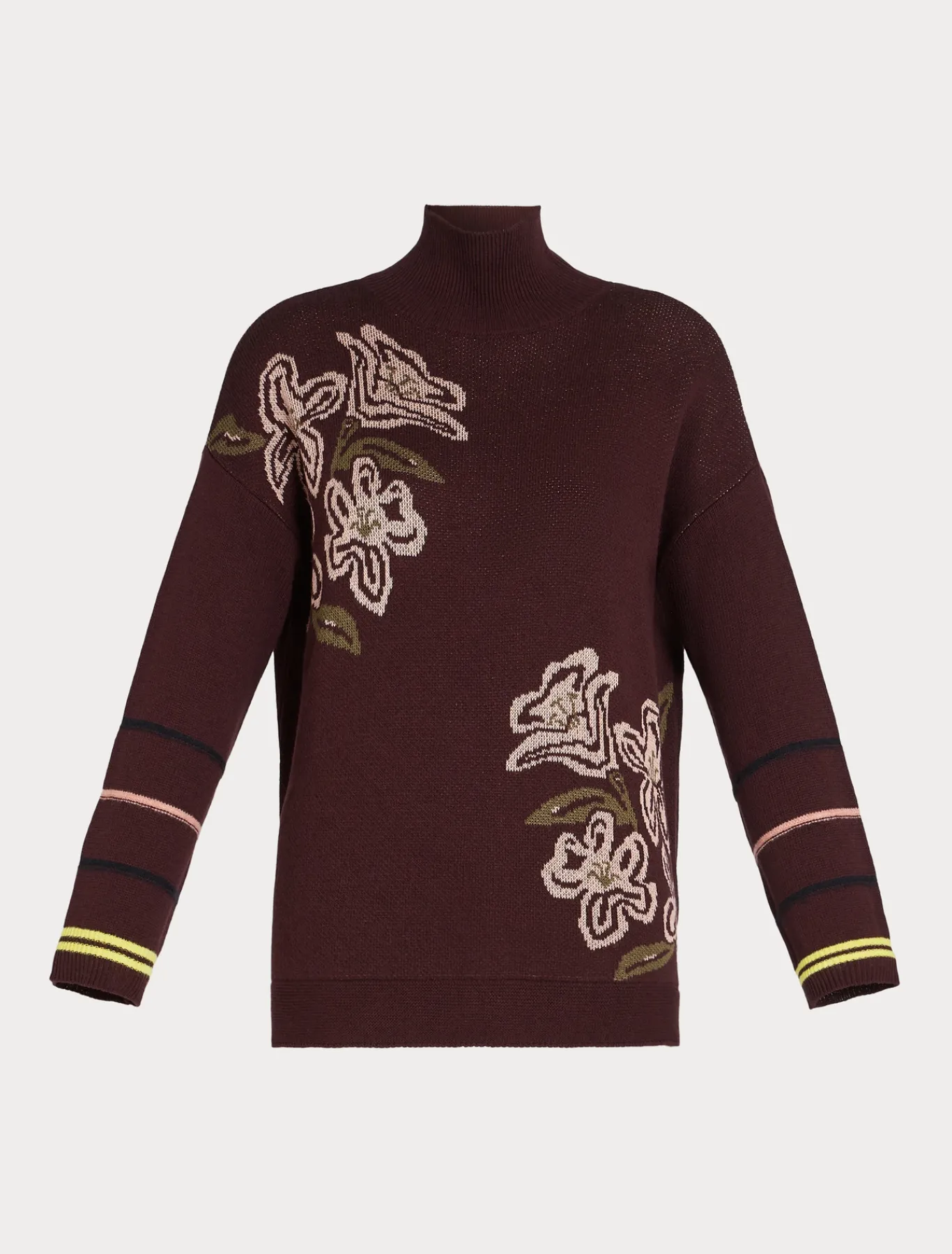 Marina Rinaldi Maglieria | Maglieria*Maglia in misto lana MELANZANA