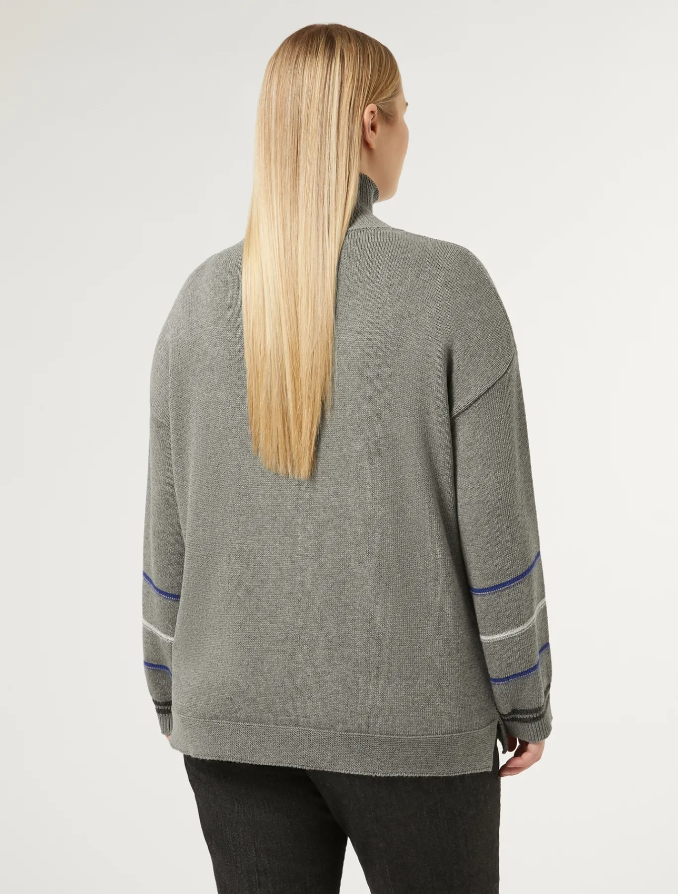 Marina Rinaldi Maglieria | Maglieria*Maglia in misto lana GRIGIOMEDIO