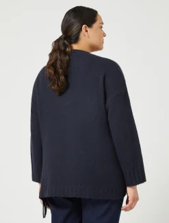 Marina Rinaldi Maglieria | Maglieria*Maglia in misto lana BLUNOTTE