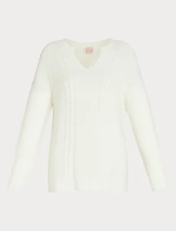 Marina Rinaldi Maglieria | Maglieria*Maglia in misto lana LATTE