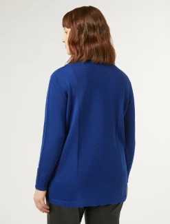 Marina Rinaldi Maglieria | Maglieria*Maglia in misto lana BLUMARINO