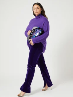 Marina Rinaldi Maglieria | Maglieria*Maglia in misto lana VIOLA