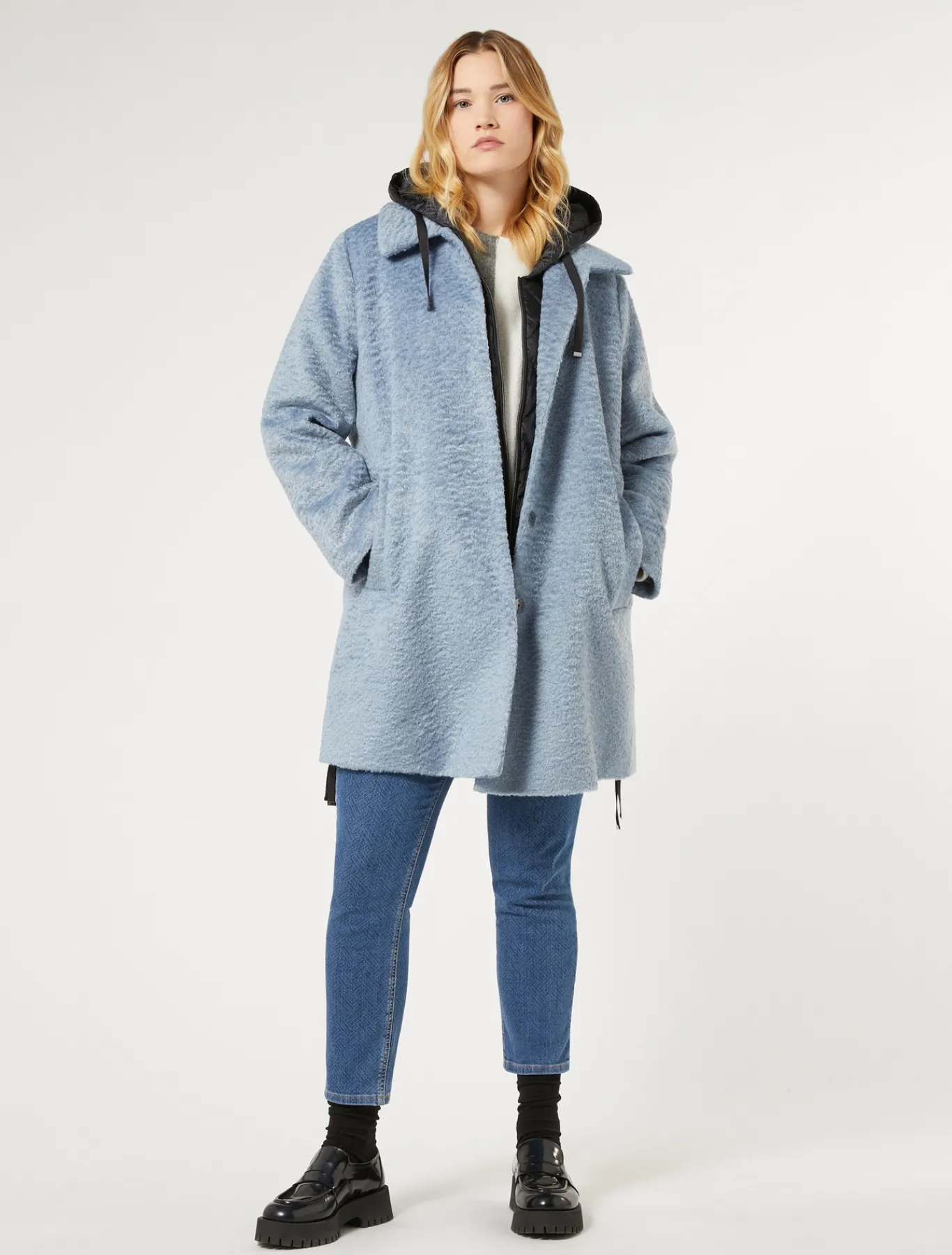 Marina Rinaldi Maglieria | Maglieria*Maglia in misto lana GRIGIOMEDIO