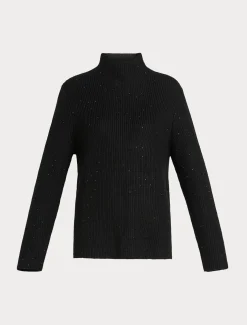 Marina Rinaldi Maglieria | Maglieria*Maglia in misto lana con strass NERO