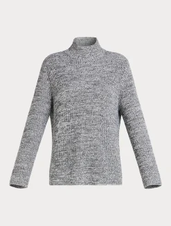 Marina Rinaldi Maglieria | Maglieria*Maglia in misto lana con strass BIANCONERO