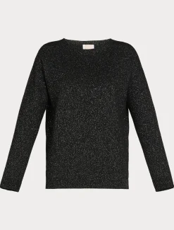 Marina Rinaldi Maglieria | Maglieria*Maglia in misto lana e lurex NERO