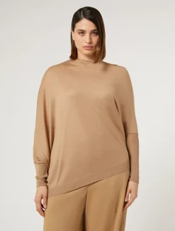 Marina Rinaldi Maglieria | Maglieria*Maglia in misto lana e seta CAMMELLO