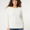 Marina Rinaldi Maglieria | Maglieria*Maglia in misto lana e viscosa BIANCO