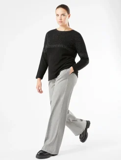 Marina Rinaldi Maglieria | Maglieria*Maglia in misto lana e viscosa NERO