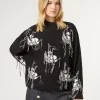 Marina Rinaldi Maglieria | Maglieria*Maglia in misto lana jacquard BLUNOTTE