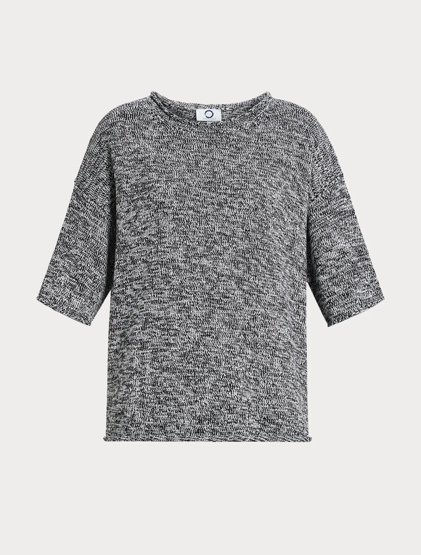 Marina Rinaldi Maglieria | Maglieria*Maglia in misto lana mouliné NERO