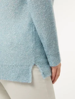 Marina Rinaldi Maglieria | Maglieria*Maglia in mohair e paillettes AZZURROSFUMATO