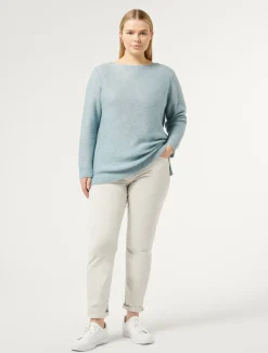 Marina Rinaldi Maglieria | Maglieria*Maglia in mohair e paillettes AZZURROSFUMATO