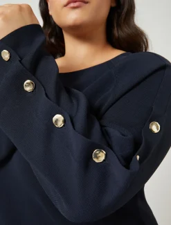 Marina Rinaldi Maglieria | Maglieria*Maglia in viscosa BLUNOTTE