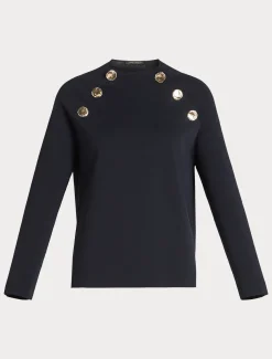 Marina Rinaldi Maglieria | Maglieria*Maglia in viscosa BLUNOTTE