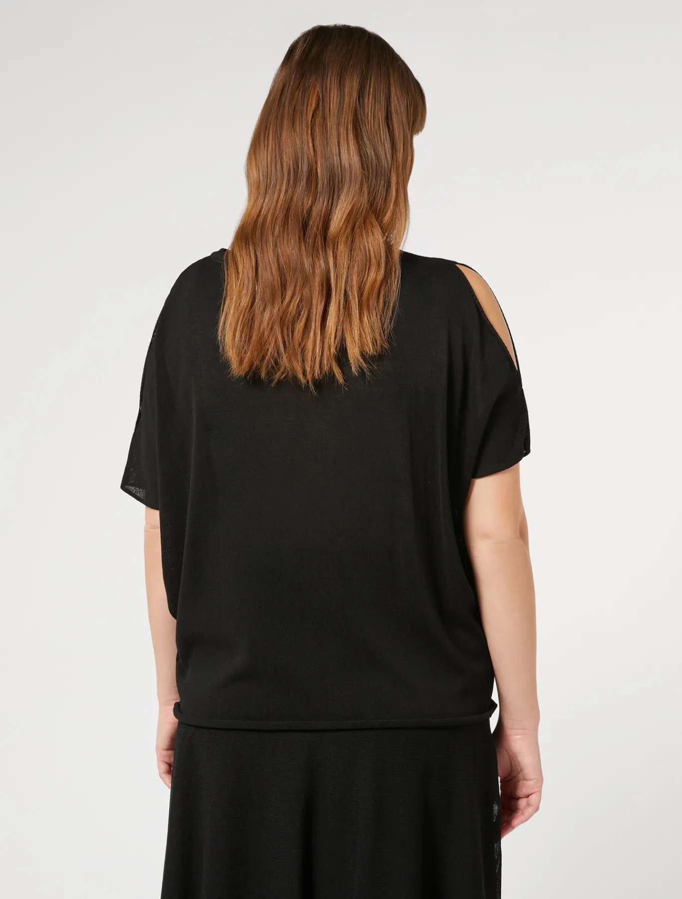 Marina Rinaldi Maglieria | Maglieria*Maglia in viscosa crêpe NERO