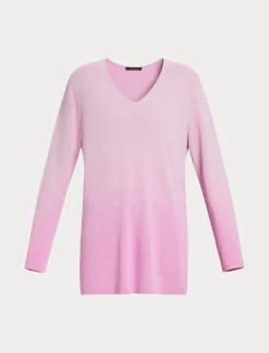 Marina Rinaldi Maglieria | Maglieria*Maglia in viscosa jacquard ROSA