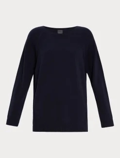 Marina Rinaldi Maglieria | Maglieria*Maglia in viscosa, lana e cachemire BLUMARINO