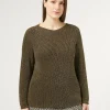 Marina Rinaldi Maglieria | Maglieria*Maglia in viscosa lurex VERDE
